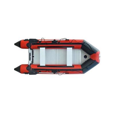 China Popular Size 360cm Inflatable Rigid Hull Design Breeze Boat PVC 6 Person Bay Inflatable Boat for sale