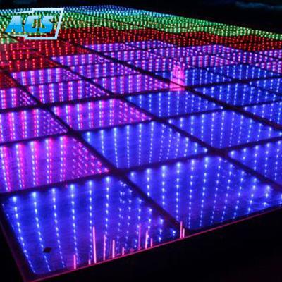 China Theme Park Upscale Easy Installation Remote Control Good Night Bar Charging 3d Glass Led Dance Floor Led Dance Floor Seats for sale