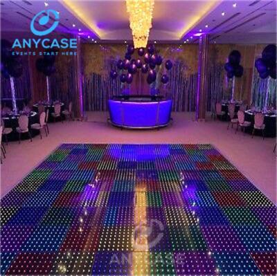 China Digital LED Floor Concert Music Event Center Glass Lit Pixel LED Dance Floor for sale