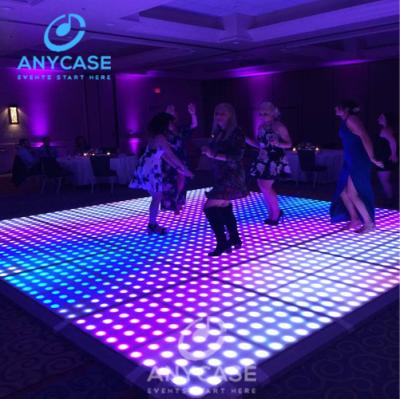 China Digital LED Floor Moving Head Lighting Wedding Display Hotel Decoration Dance Floor Led Screen for sale