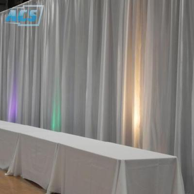 China Event Wedding Decorations Pipes And Chiffon Drapes Cheap Portable Backdrop Stands Pipe for sale