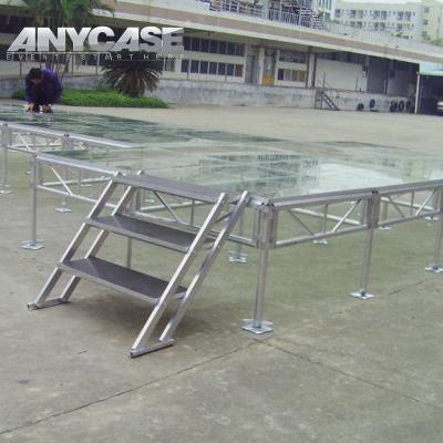 China Aluminum Legs Good Price CE Certificated 4x8ft Banquet Hall Outdoor Stage Platform Easy Installed Concert Stage Aluminum For Rental for sale