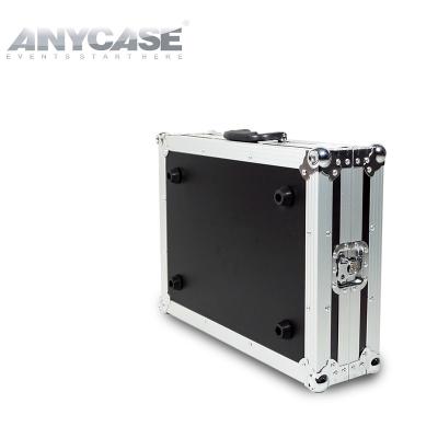 China Hard Case Factory Selling Yamaha 9mm Black Plywood Denon Pioneer DJ Mixer Case 8CH Flight Case For Audio Rentals for sale