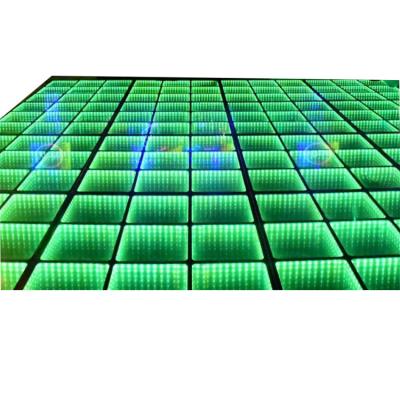 China Luxury Infinity Mirror 3D LED Dance Floor For DJ Stage Disco Wedding Club Event Show for sale