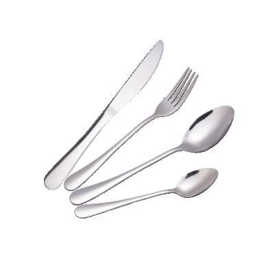 China 18/10 Disposable Eco Friendly Silver Royal Wedding Stainless Steel Cutlery Set for sale