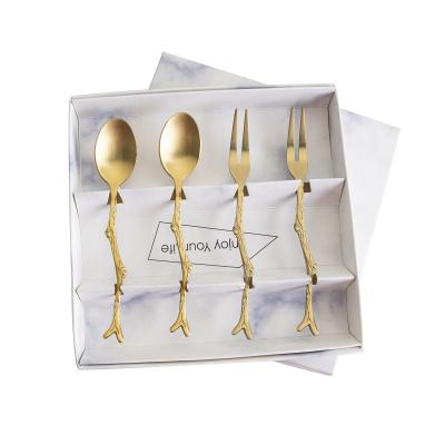 China Viable Wholesale Creative Unique Retro Zinc Alloy Stereoscopic Material Small Spoon Coffee Tea for sale