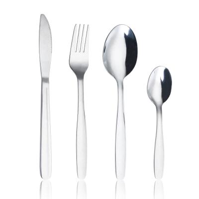 China Home Hotel Restaurant Flatware Stainless Steel Cutlery Set 24pcs 16pcs Restaurant Silverware for sale