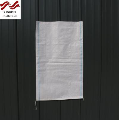 China Recyclable White Blank PP Woven Grain Sack Grain Sack Food Grade Feed Bag for sale