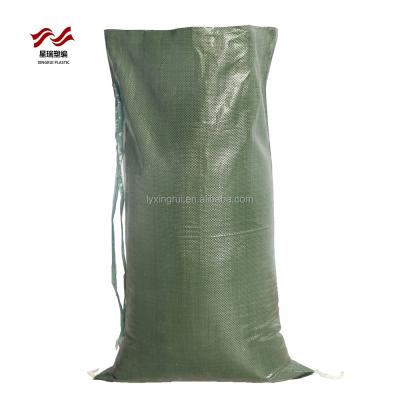 China Recyclable Chinese Manufacturer Supply UV Resistant 25kg PP Sand Bags Polypropylene Sandbags Bag for sale