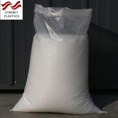 China Recyclable Polypropylene Woven Transparent Sack Bag Grain Bags Wheat Flour Bag China Manufacturer for sale