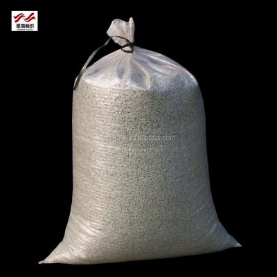 China China Factory Recyclable Export 50kg Plastic Transparent PP Woven Resend Polypropylene Bag For Rice, Vegetables, Feed for sale