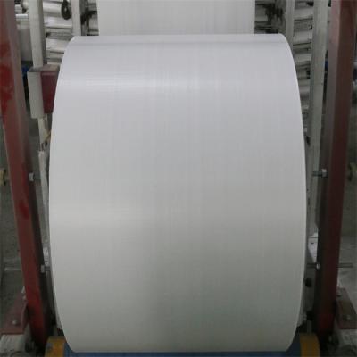 China Woven Safety Polypropylene Yarn PP To Return Cloth Rolls For Bags White Color Woven Fabric Rolls Maker for sale