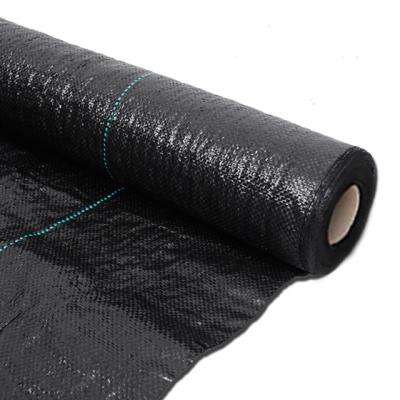 China Grass cover 90gsm weedmat fabric pp woven fabric rolls for floor cover manufacturer in China for sale