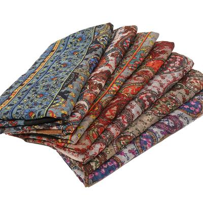 China Hot Selling Newest Scarf Bali Yarn Cashew Print Scarf Cotton Print Flower Digital Flower Hijabs for sale