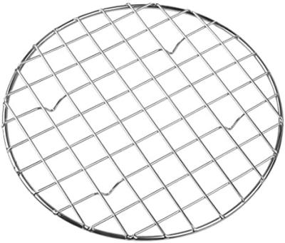 China OEM Steel Round and Square Iron BBQ Stainless Steel Cooking Grill Grates Grate Steamer Metal Grill Tube Rack for sale