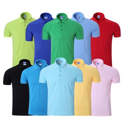 China Anti-pilling AI-MICH Summer Hot Selling Golf Polo Shirt 100% Cotton Short Sleeve Oversized Quick Dry Solid Golf Collared Polo Shirt for sale