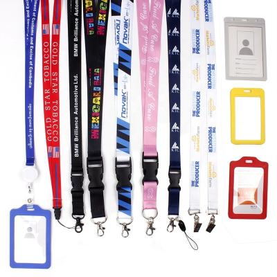 China Promotional Gift Phone Key Custom Printed Cheapest Lanyard Completely Customize Lanyard With Card Holder for sale