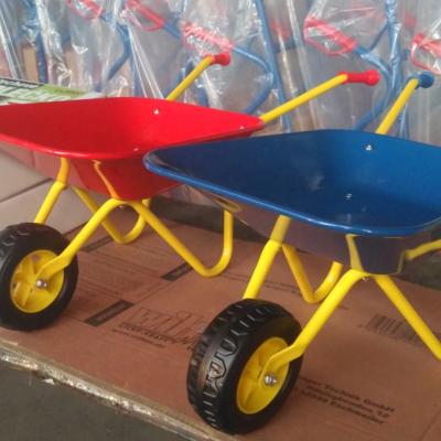 China 5kg 10L Metal Children Wheelbarrow Hand Truck Cart Stainless Steel Wheelbarrow For Sale Kindergarten Factory Price Hot Cheap Light Weight for sale