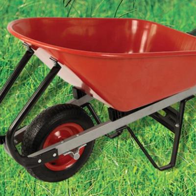 China Hot Selling Metal Heavy Duty Hot Selling Tray Wheelbarrow Garden Trolley Hand Truck Hand Truck Wheelbarrow Red Plastic Wheel Barrow Factory Price for sale