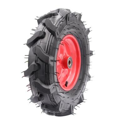 China New Design 4.00-8 Wheelbarrow Rubber Wheel Pneumatic Tire Rubber Tire for sale