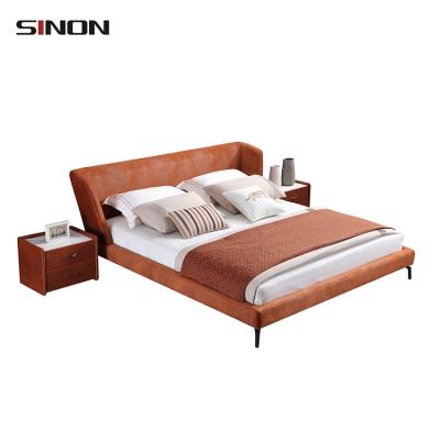 China China Pine Tech Modern Bed Room Queen Imported Furniture Fabric Luxury Fabric Bed for sale