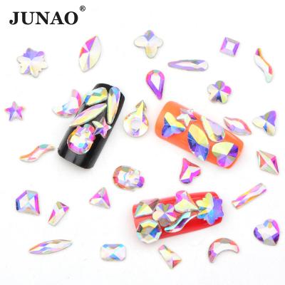 China Rhinestone For Nail ab Glass Rhinestone Crystal Stones Non Hot Fix Rhinestone Flatback Fancy Art Face Decoration Factory Wholesale Nail For Nail Art Decoration for sale