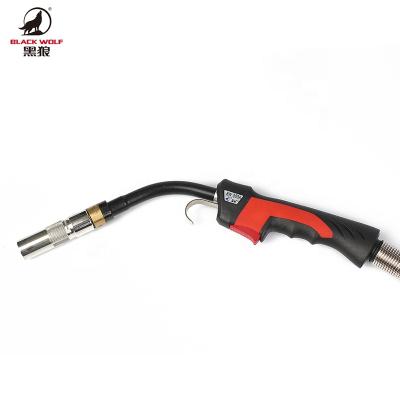 China Welding BLACK WOLF P500 500A panasonic type air cooled MIG 3m MAG CO2 torches for sale