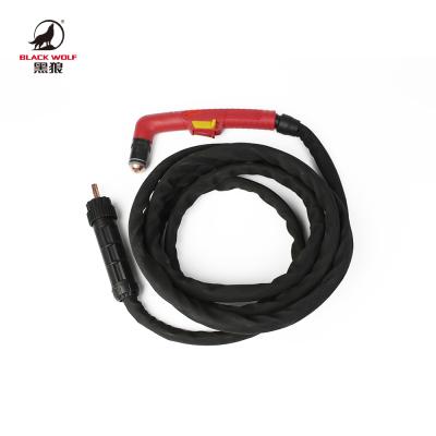 China BLACK COPPER WOLF A141 CB150 air cooled high frequency plasma cutting torch for hand with center connector for sale