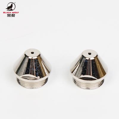 China 125A Air Plasma Cutting Nozzle Electrode Copper Ceramic Shield for BW125 Hand Torch and Machine Torch for sale