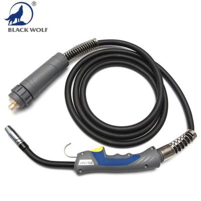 China ECU BLACK WOLF 15AK MIG torch compatible for euro binzel type 3M for sale