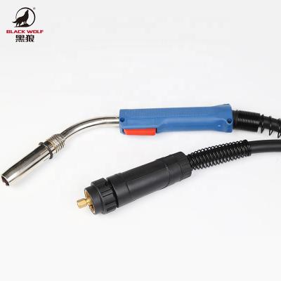 China ECU CuCrZr BLACK WOLF 40KD Air Cooled MIG Torch Gun Compatible For Binzel Type for sale