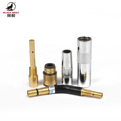 China MIG Welding Machine BLACK WOLF MIG Welding Jet Tip Holder Compatible For OTC Type for sale