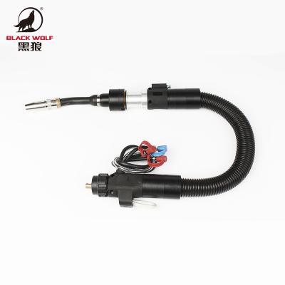 China WOLF 500 Water Cooled Robotic Welding BLACK Amp Mixed Gas BW W500 Robot Welding Gun Compatible For Binzel for sale