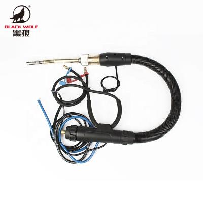 China Welding Work BLACK WOLF 350 Amp Robotic Water Cooled Mixed Gas BW 42W Robot Welding Gun Compatible For TBI for sale