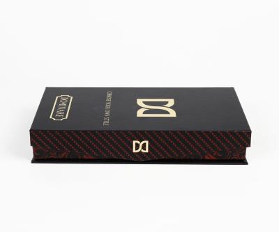 China Wholesale Custom Disposable Black Magnetic Box Small Paper Box Packaging Cardboard Gift Box With Logo for sale