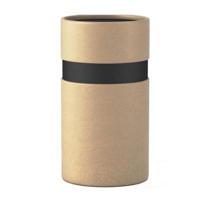 China Food Grade Disposable Hot Coffee Box Cylinder Round Cardboard Selling Lip Balm Tea Tube Packaging Paper Tube for sale