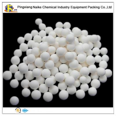 China 3-5mm White Bead Activated Alumina For Remove Water In Air Dryer for sale