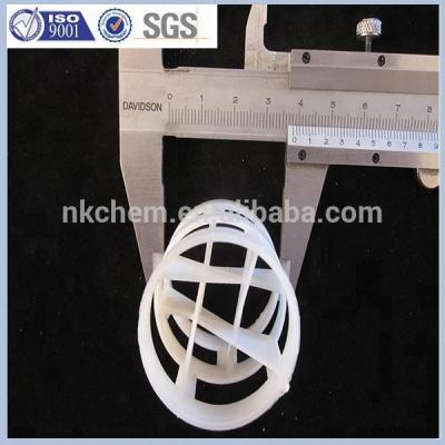 China polypropylene plastic pall ring for ethylbenzene separation Polypropylene PE RPP PVC CPVC PTFE PVDF Plastic Pall Ring for sale