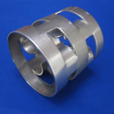 China 304 316 Carbon Steel Metal Random Packing Metal Pall Ring Packing 25mm 38mm 50mm 76mm for sale