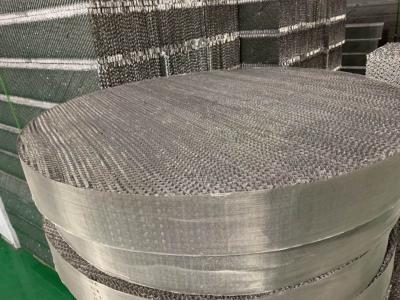 China 316 Metal Wire Mesh Structured Packing 750Y For Distillation Column  transfer mass for sale