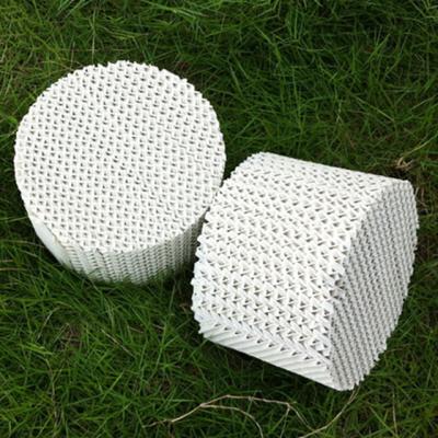 China Mass Transfer Media Ceramic Structured Packing 500Y High Separation Efficiency For Tower for sale