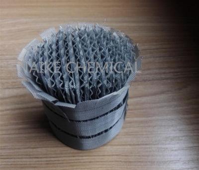 China Stainless Steel Wire Mesh Structured Packing 900Y For 25mm Diameter Distillation Column for sale