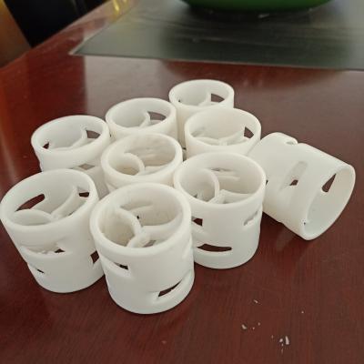 China PTFE Pall Packing Ring 50mm Suitable for Application Temperature In Tower for sale