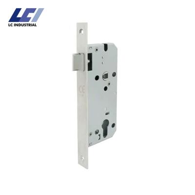 China Front Plate Euro Profile Mortise Lock Body SUS304 Material Standard European Standard Function Lockcase for sale