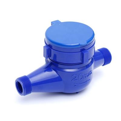 China Jet Liquid Sealed Multi Brass or Plastic Water Meter for sale