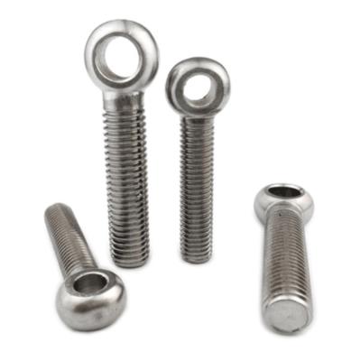 China Stainless Steel Carbon Steel 4.8 8.8-12.9 /A2-70 A4-80 Din444 Stainless Steel Swing Eye Bolts With Nut For Lifting Industry for sale