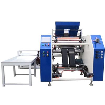 China Automatic Full Automatic Stretch Film PVC Cling Film Rewinding Machine for sale