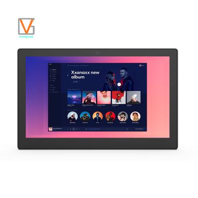 China 15.6 inch widescreen hd 1920*1080 android full tablet pc speaker with wifi POE and rj45 for sale