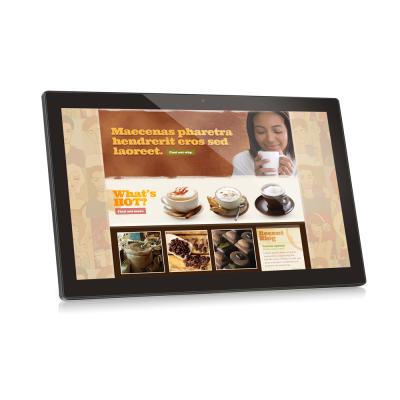 China 21.5 Inch Waterproof Wall Mounted Android Tablet Touch Screen Digital Signage Advertising Players For Restaurant Shopping Mall Etc. for sale