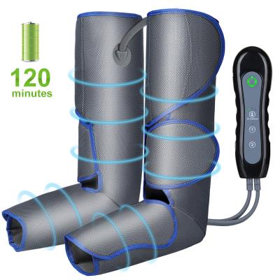 China 2021 New Rechargeable Battery Air Pressure Compression Blood Circulation Portable Leg Massager Full for sale